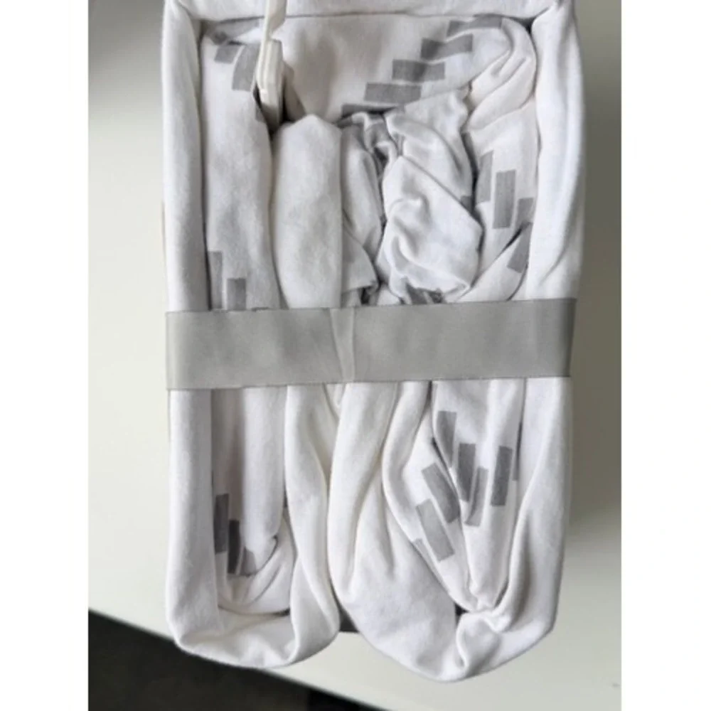 Cloud Island Crib Fitted‎ Sheets 2pk Grey White Jersey Standard Baby NEW